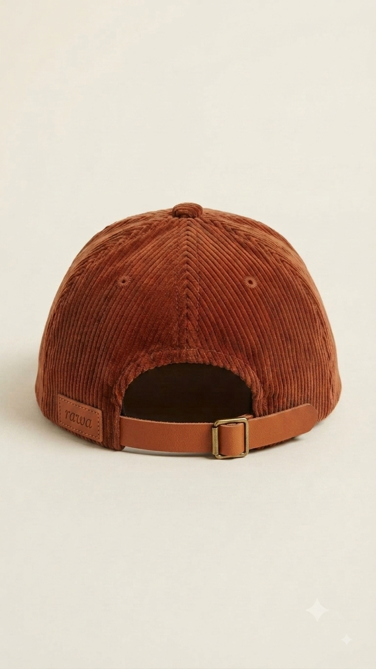 100% Organic Cotton Corduroy Dome Hat